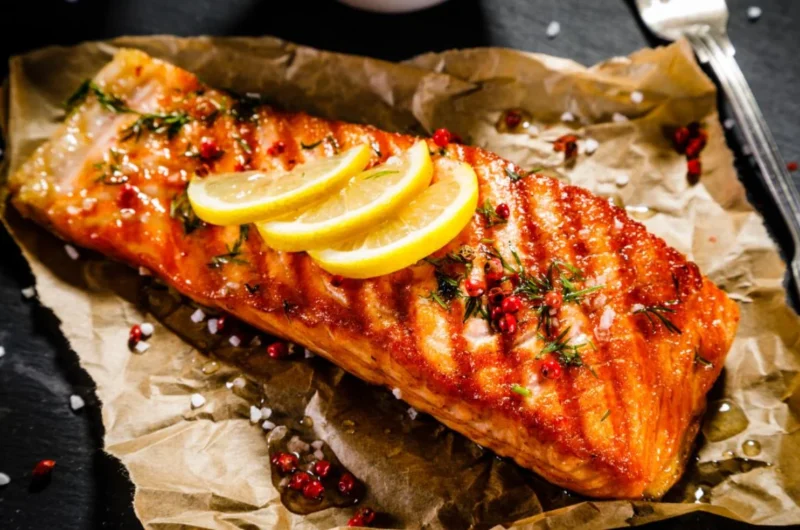 Honey Ginger Grilled Salmon