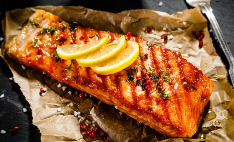 Honey Ginger Grilled Salmon