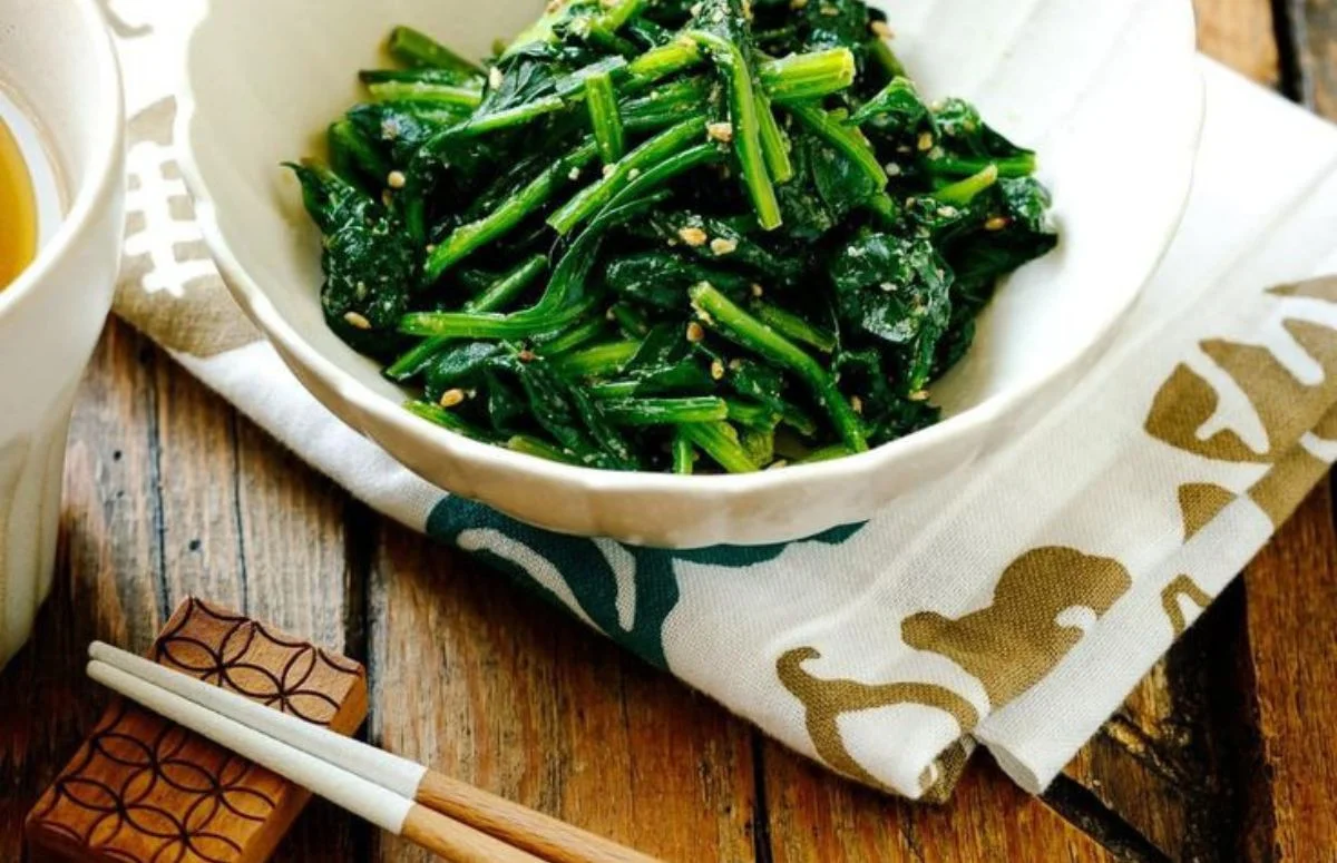 Japanese Spinach Salad-Asian Side Dishes