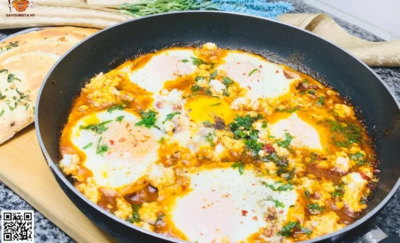 Shakshuka with Feta (Easy and Authentic)