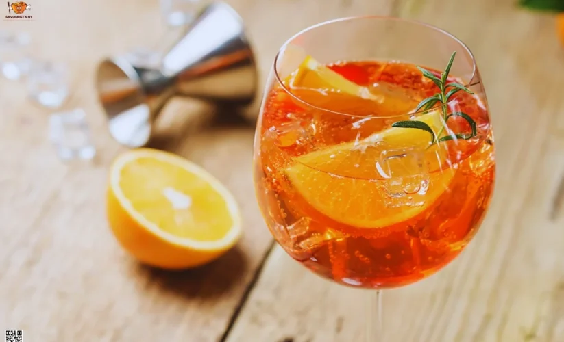 Make Lambrusco Spritz Under 3 Minutes