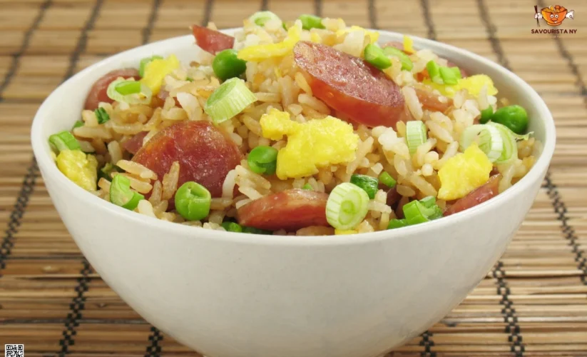 How To Cook Chinese Sausage Fried Rice?