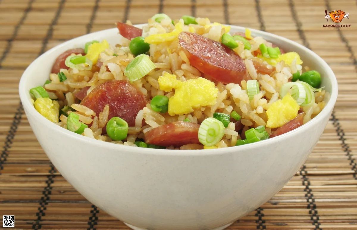 How To Cook Chinese Sausage Fried Rice?